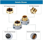 Garden Hose Repair Kit 3 Sets Garden Hose Repair Accessories Kit End Patcher Garden Accessories - Image 4