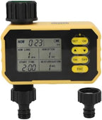 AUNMAS Solar Sprinkler Timer, 2000mAh Battery - Image 6
