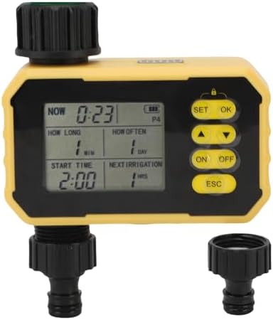 Solar Sprinkler Timer with Rain Sensor 4 Programmable Groups Automatic Water Timer for Garden Lawn Irrigation - Image 6