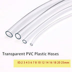 3m PVC Vinyl Tubing Lightweight Grade Clear Plastic Tube, Tubes Flexible Plastic Hose Line Pipe Oil Resistant Multipurpose Vinyl Hose(ID 20mm x 22mm OD) - Image 3