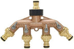 Pipe Fittings 3/4 Inch Threaded Four-Way Garden Tap Water Dispenser Water Pipe Four-Way Manifold Irrigation Valve Quick Connector 1pcs (Color : A) - Image 7