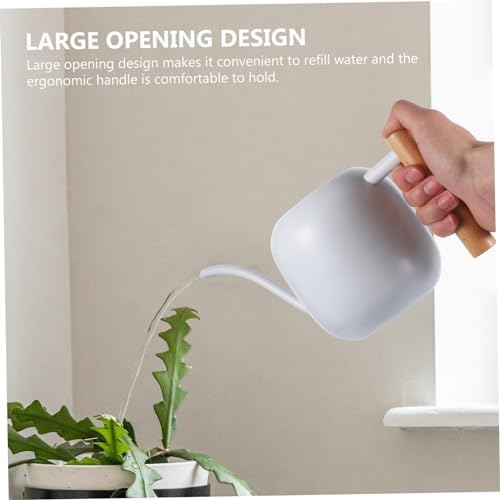 Levemolo Garden Watering Kettles Long Spout Water Sprinkler Metal Watering Can for Indoor Plants - Image 5