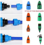 Garden Hose Quick Connectors 1/4 3/8 Barb Fittings for Drip Irrigation 5/10 Pack(for 4I7mm and 8I11mm-02,Type1) - Image 2