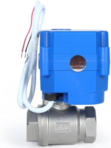 Motorized Ball Valve 1/2" Stainless Steel Full Port 9-24V AC/DC - Image 5