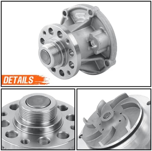 AW6058 Professional Water Pump Kit with Gasket Compatible With 6.0L Ford Super Duty 2004-2007 Excursion E-350 2004-2005 E-350 2004-2010 E-450 2004-2008 - Image 6