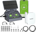 RAINPOINT WiFi Smart Programmable Solar Drip Irrigation System for Indoor Houseplant Water Up to 15 Pots, Compact Vacation Auto Plant Waterer Self Watering Device While Away Low Water Auto Shut-Off by RainPoint