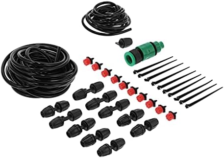 10m 8/11 Hose Adjustable Drippers Tee Kit Garden Automatic Watering Drip Irrigation System - Image 5