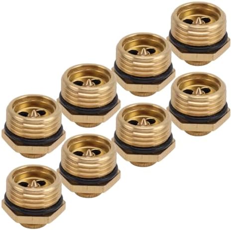 20PCS Brass Misting Nozzles, Adjustable Atomizer Spray Nozzles, 1/2 Inch Hose Connection with Anti Rust Design, Ideal for Dust Removal Cooling in Garden Lawn - Image 4