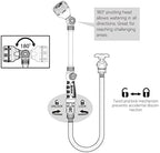 Eden 98653 Pro Metal 6-Pattern 18” Watering Wand and Metal Garden Nozzle Value Bundle - Image 7