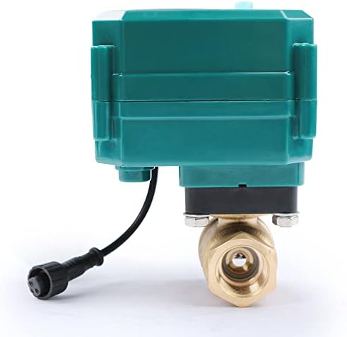 U.S. Solid 1/2" Smart Motorized Ball Valve - Remote App Mobile Control Brass Electrical Ball Valve with Manual Switch, 5V DC USB Connection - Image 5