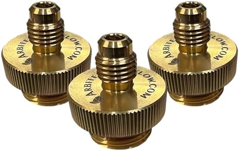 Arbiter Backflow Quick Connect Test Fittings (Brass, 1/2" (Set of 3)) by Arbiter
