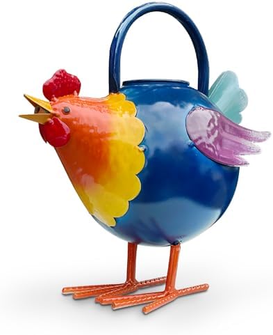 Rooster Metal Watering Can,Cute Watering Can for Indoor Outdoor Plants by Unknown