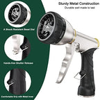 FANHAO Garden Hose Nozzle Heavy Duty, Metal Water Hose Sprayer, Leakproof - Image 3