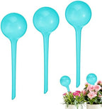 M METERXITY 3-Pack Plant Watering Globes, 10.5 Inch Plastic Spherical Self Watering Planter Insert for Indoor/Outdoor Pots, Self Water Devices Decorative Garden Stake [Lake Blue] by MMETERXITY
