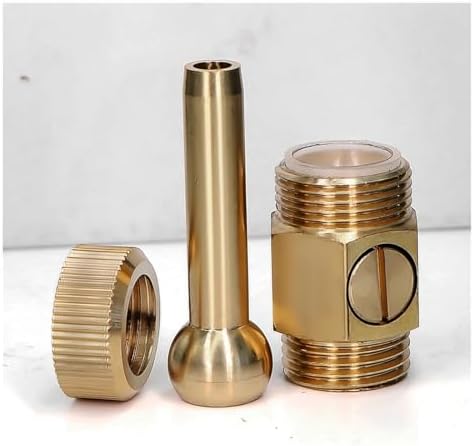 1 piece 1/2 3/4 1 Adjustable Brass Fountain Nozzle Built-in Valve Water Jet Straight Sprinkler(1 Inch male) - Image 4