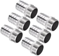 6pcs Stainless Steel Hose Barb Fittings 50mm Barb to 2" NPT Male by Kozelo