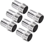 6pcs Stainless Steel Hose Barb Fittings 50mm Barb to 2" NPT Male by Kozelo