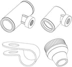 Patio Misting Kit Assembly - Make Your own Misting System (72Ft-20 Nozzles) - Image 6