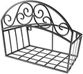 Liberty Garden Products 241 Decorative Black Garden Hose Butler with Shelf, Holds 125-Feet 14 x 6.7 x 11.5 by LibertyGardenProducts