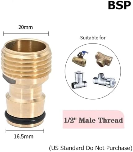 Expandable Garden Hose Repair Kit 10Pcs Tap Quick Connector Garden Irrigation Coupling Adapter Drip Tubing Repair Fittings Watering Tool(G) - Image 2