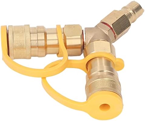 Gas Y Splitter, 1/2 Natural Gas Grill Connector, Two Way Gas Splitter, Y Splitter Gas Quick Connect Adapter, 1/2 Ih Y Quick Connect for Grills Generators Patio Heaters Pizza Ovens Patio - Image 4
