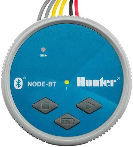 Hunter NODE-BT-100 Battery Sprinkler Timer, 1-Zone Controller with Solenoid by HunterIndustries