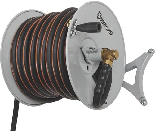 Strongway Wall-Mount Hose Reel, 5/8in. x 150ft. Hose, 150 PSI - Image 4