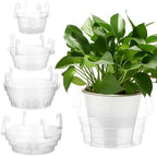 Baderke 12 Pcs Hanging Plant Water Catcher Tray,6 8 10 12 Inch by Baderke