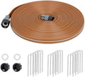 Sprinkler Hose with Holes 50 FT, Flat Sprinkler Soaker Hoses for Garden by MakeYourGardenBeautiful