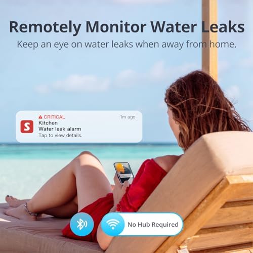 SwitchBot 4 Pack Water Leak Detector for Home, Water Leak Sensor, No Hub - Image 4