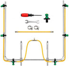 6 Nozzles Foldable Sprayer Boom Kit, Large Coverage Sprayer for ATV/UTV by JINIOHEE