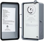 SURAIELEC Mechanical Pool Timer, 40Amp 2HP, 120/240/277VAC, Metal Enclosure by SURAIELEC