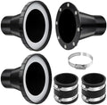 4" to 2-1/2" Magnetic Dust Collection Fittings for 2.5”Woodwork Vacuum Hose by JIANBENKJ