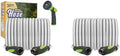 Ultimate Garden Hose Bundle: 100FT and 100FT Heavy-Duty Water Hose Set with Swivel Handle & 8 Function Nozzle for Versatile Watering Needs, Flexible, No Kink, Lightweight Metal Hoses by 360+GADGET