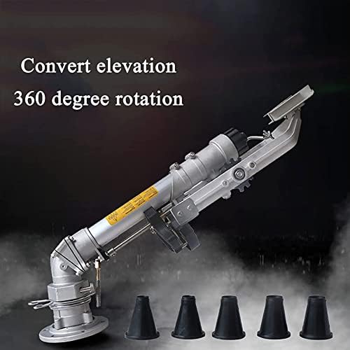 Impact Sprinkler, Farm Irrigation Spray Gun, Rotary 29-57M Large-Area Watering Spray, with Replacement Nozzle Set - Image 2