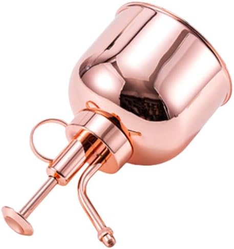 BESPORTBLE Vintage 300ml Rose Gold Watering Can with Pump Sprayer for Succulent Plants Indoor Gardening Stainless Steel Small Plant Watering Bottle by BESPORTBLE