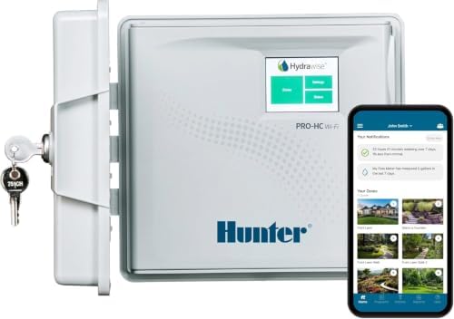 Hunter PRO-HC WiFi Sprinkler Controller, 24 Zone Smart Irrigation Timer by HunterIndustries