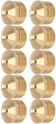 Aramox Stable Long Service Life Brass Mist Nozzles for Cooling System, 10pcs Fine Spray Sprinkler Head for Coal Mine Disinfection, Garden Irrigation (G3/4in 10.4CM) - Image 2