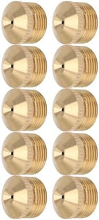 Aramox Stable Long Service Life Brass Mist Nozzles for Cooling System, 10pcs Fine Spray Sprinkler Head for Coal Mine Disinfection, Garden Irrigation (G3/4in 10.4CM) - Image 2