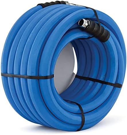 AG-LITE BSAL58100 5/8" x 100' Hot/Cold Water Rubber Garden Hose, 100% Rubber, Ultra-Light, Super Strong, 500 PSI, 50F to 190F Degrees, High Strength Polyester Braided - Image 7