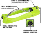 Flexzilla Lawn Sprinkler - Oscillating with Metal Base, 2,400 sq. ft., SFZG62-E ZillaGreen™ - Image 2