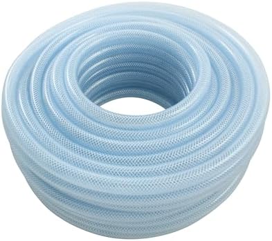 Ponaflex PonaBraid 3/4" x 300FT - Food Grade Heavy Duty Clear Braided Hose for Beverage, Liquid Transfer, Industrial, and Agricultural Applications by KBHoseMFG