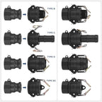 2Pcs Polypropylene Type C 3" x 3" Cam Lock Hose Fitting - Image 6