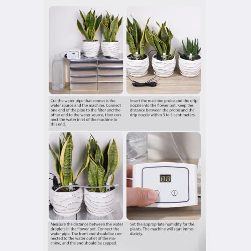 Haofy Humidity Detection Watering Timer, 850ml min, 10m Tube - Image 6