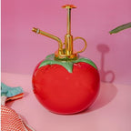 ban.do Tomato-Shaped Plant Mister, Indoor Plant Accessories, Watering Can, Ceramic, 16 oz, Tomato Red - Image 4