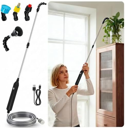 Electric High Reach Plant Waterer - Type C Wireless Hanging Plant Waterer by Unknown