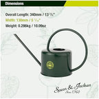 Spear & Jackson Kew Gardens Urban Oasis Collection 1LWCKEWG 1 Litre Compact Watering Can - 1L - Racing Green - Image 6