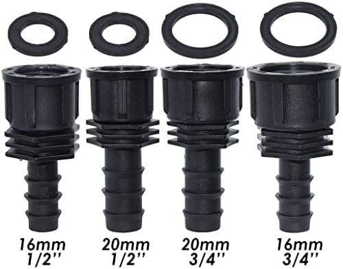 Garden 4PCS Thread Connector to Barb, PE Hose Adapter Drip Irrigation Watering System (Color : SPL11-224-16MM-4PCS) - Image 3