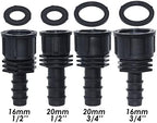 Garden 4PCS Thread Connector to Barb, PE Hose Adapter Drip Irrigation Watering System (Color : SPL11-224-16MM-4PCS) - Image 3