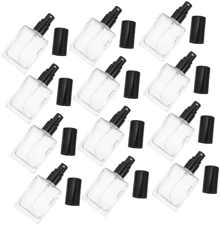 12pcs Glass Spray Bottles for Perfume Essential Oils Reusable Plant Mister Fine Mist by OATIPHO